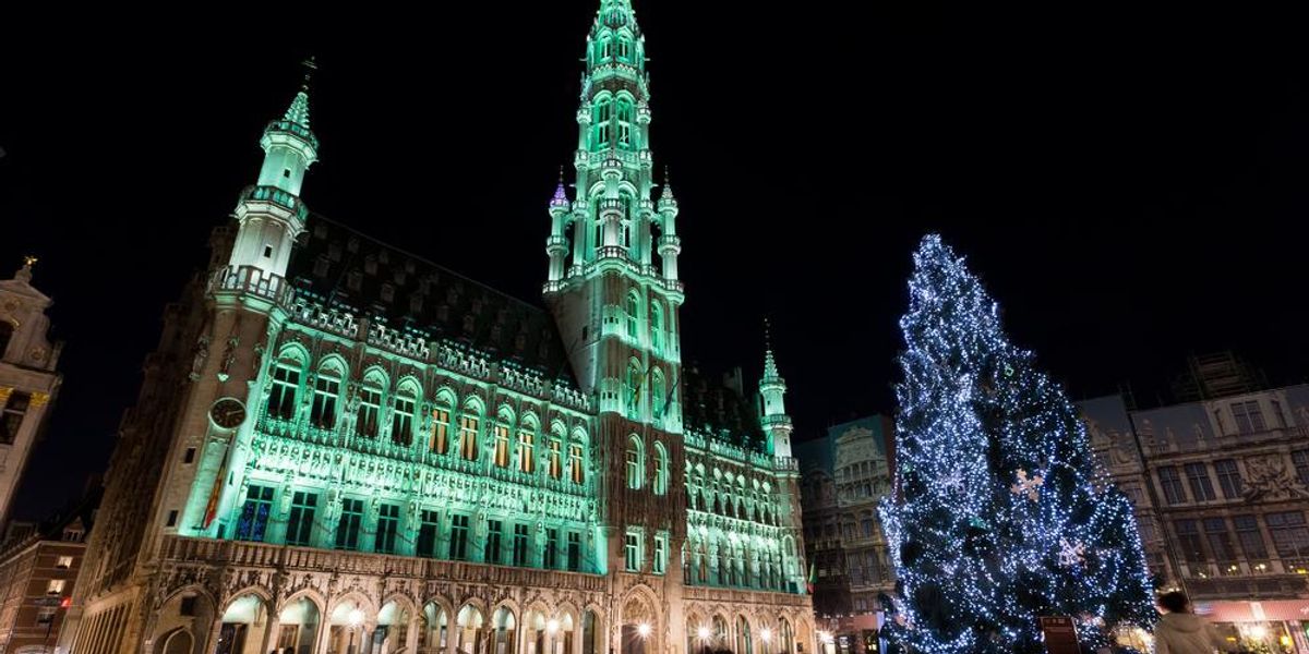 Brüsszel karácsonyi fényei