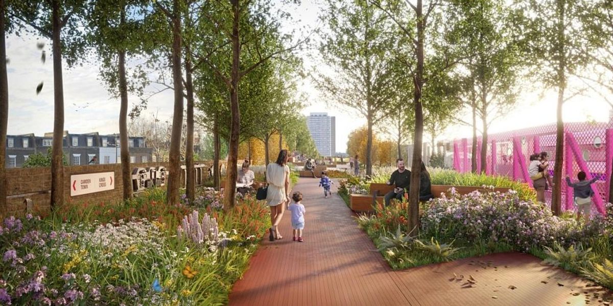 London új parkot kap a magasban