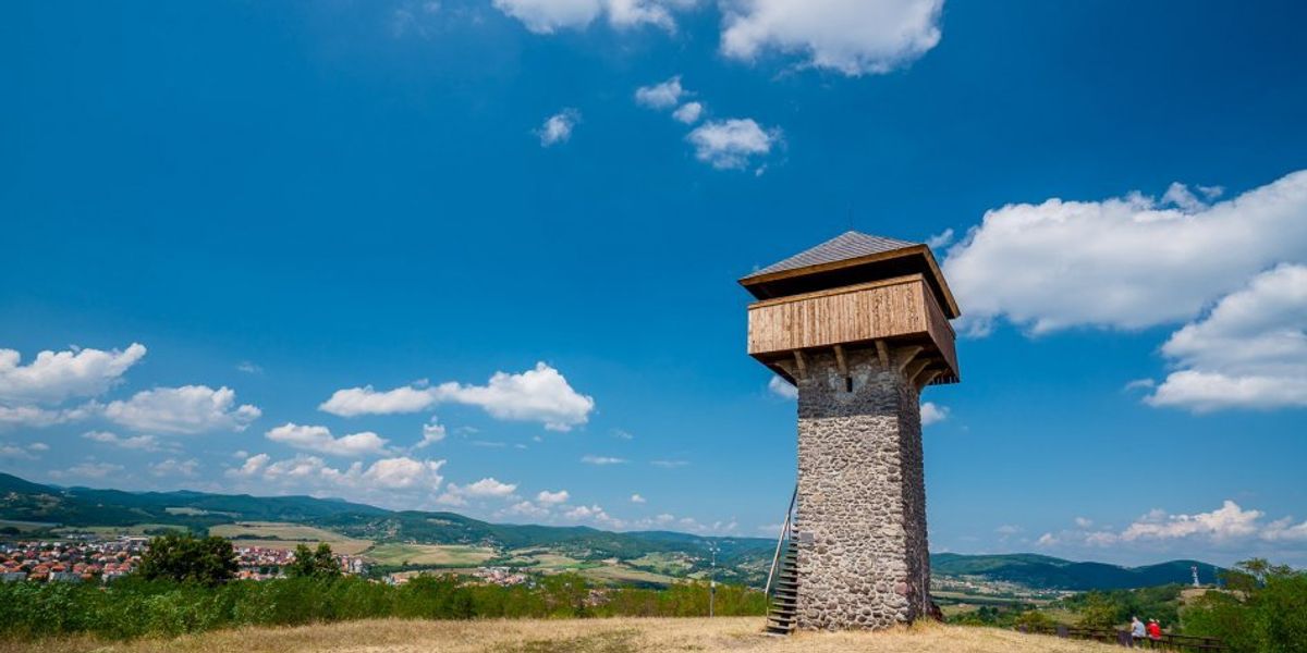 Vyhliadková veža Vartovka v Krupine