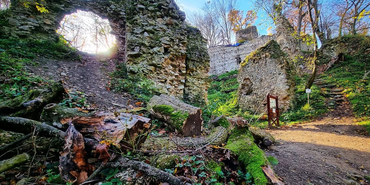 ​Hrad ukrytý v Malých Karpatoch, pár kilometrov od Bratislavy